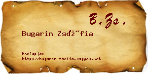 Bugarin Zsófia névjegykártya
